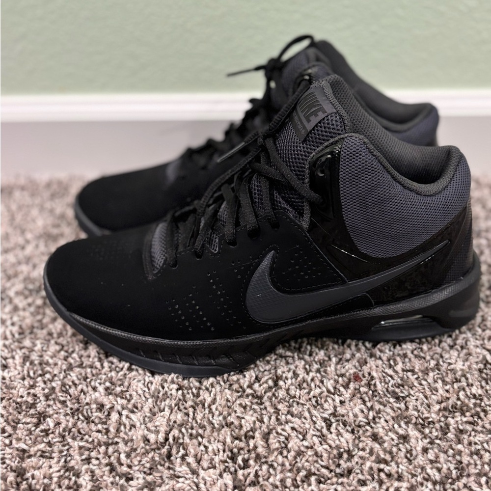 Nike Men's Black and Gray Sneakers Size 8.5 - Picture 4 of 10